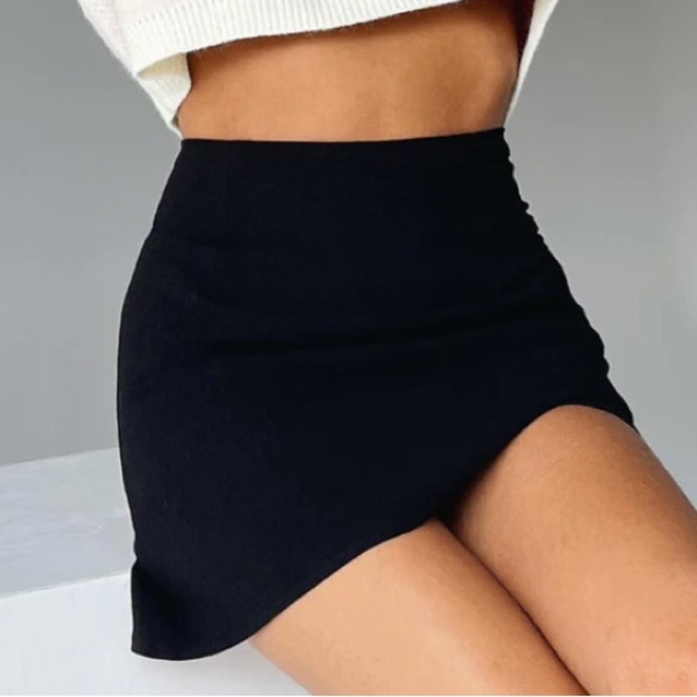 Princess Polly Selby Mini Skirt Black